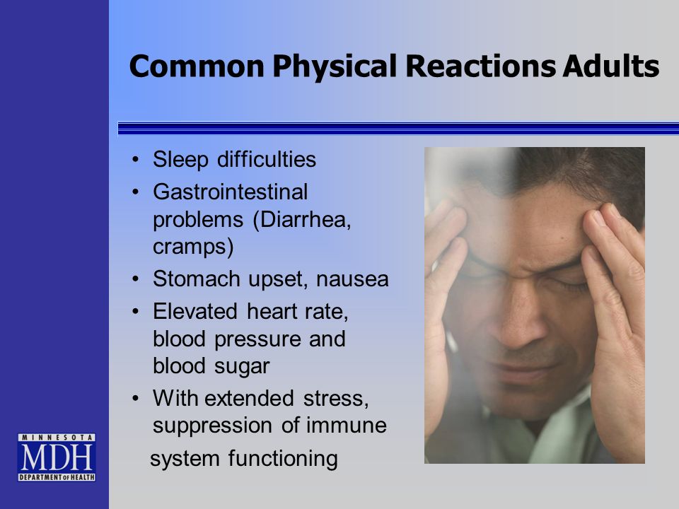 Physical reacctive patterns to stress